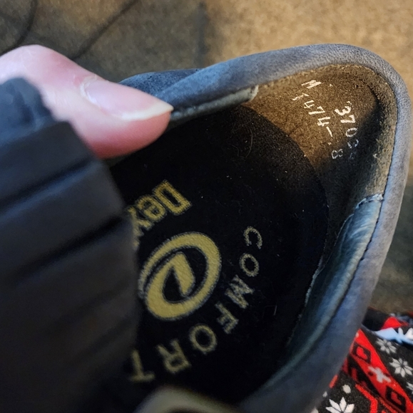 NWOT Blue Dexter Suede Mary Jane Flats Size 6.5 - Picture 7 of 7